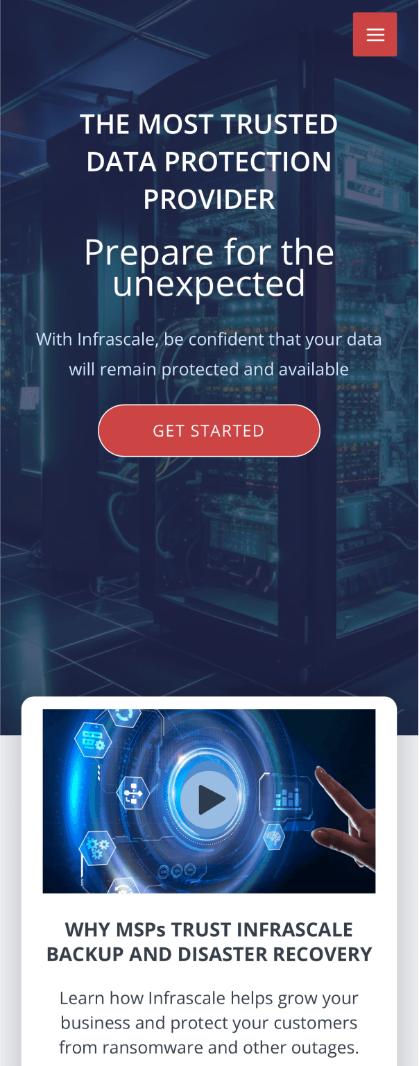 Infrascale โ Secure Customer Dashboard & SSO Integration